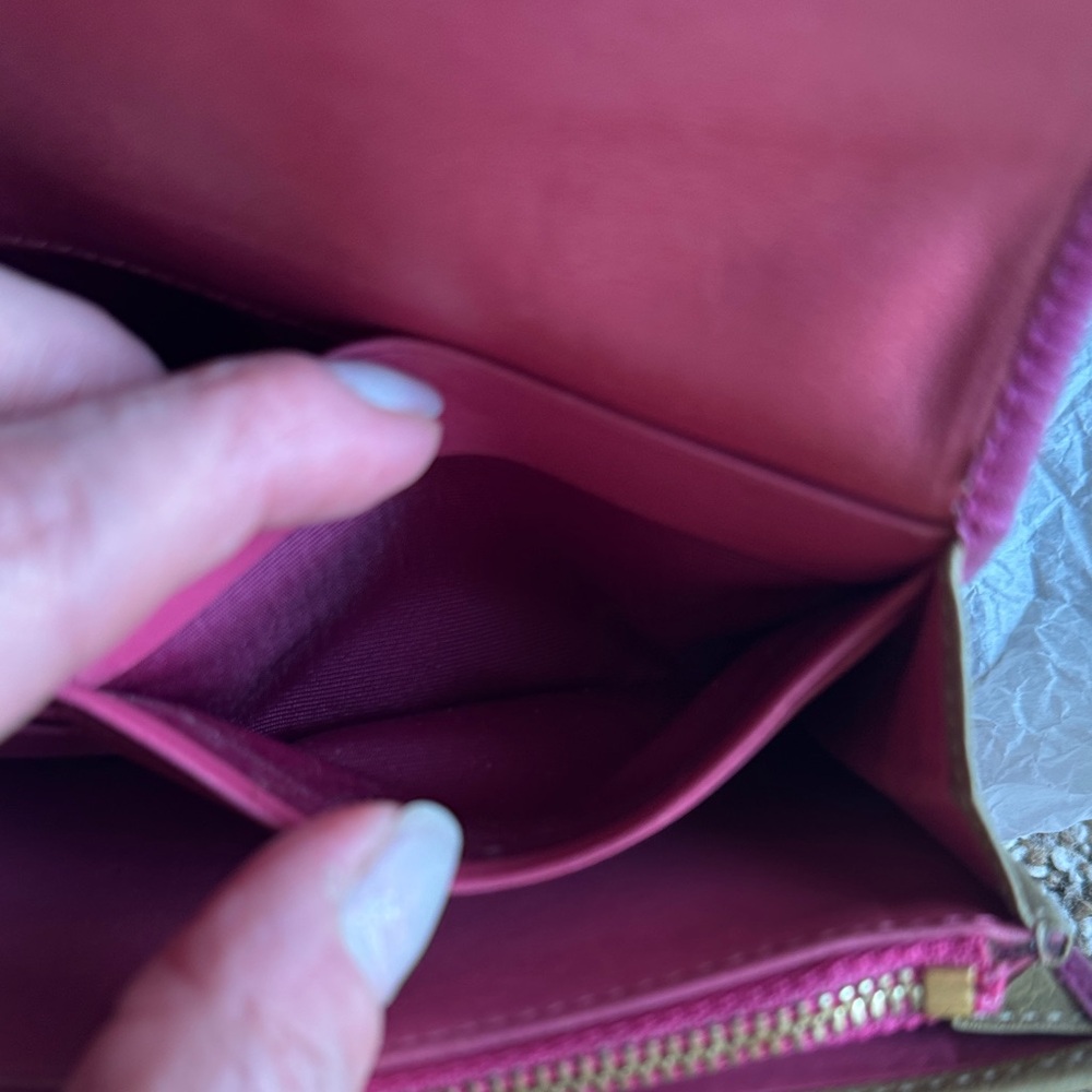Loewe Tan and Pink Women's Wallet - Picture 12 of 16